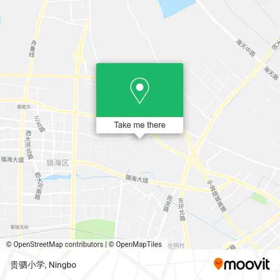 贵驷小学 map