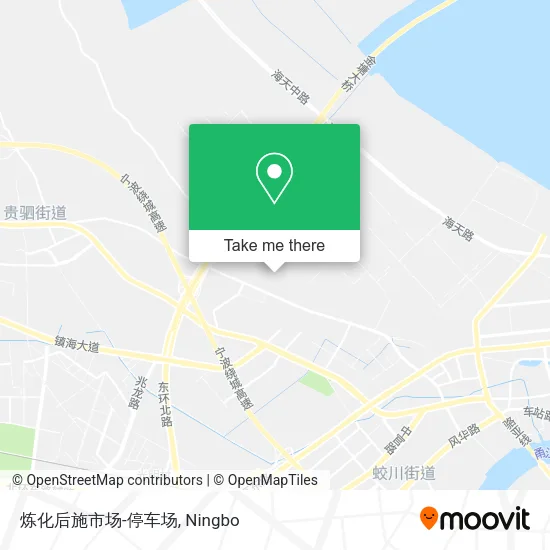 炼化后施市场-停车场 map