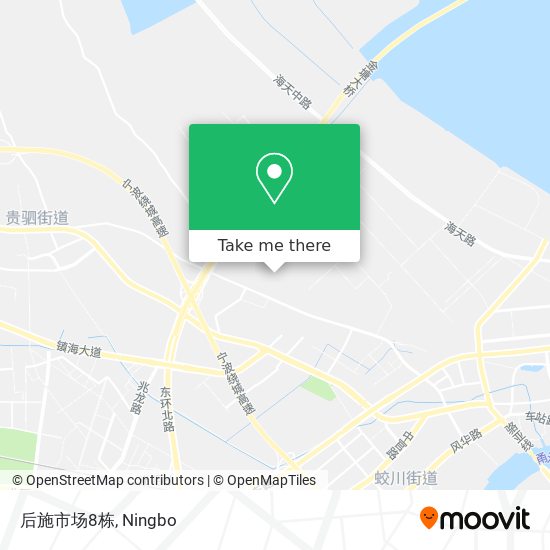 后施市场8栋 map