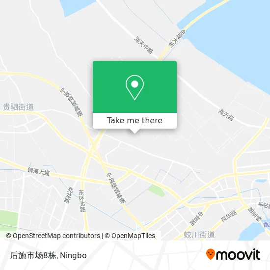 后施市场8栋 map