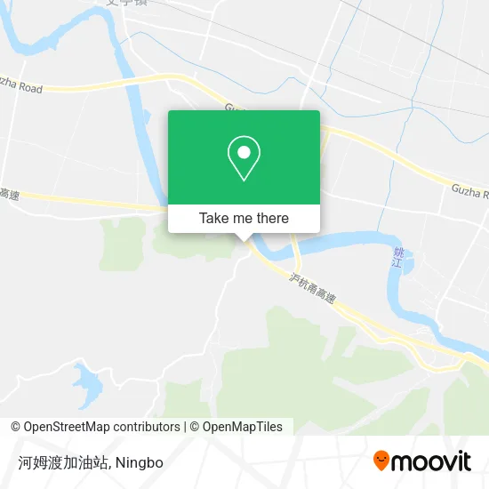 河姆渡加油站 map