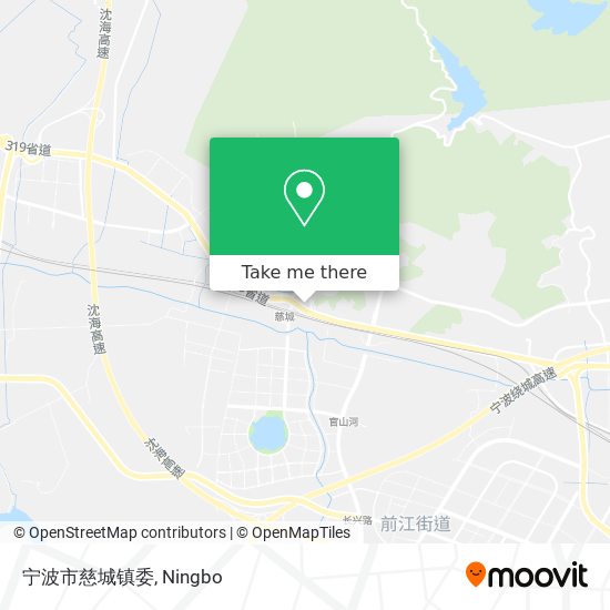 宁波市慈城镇委 map