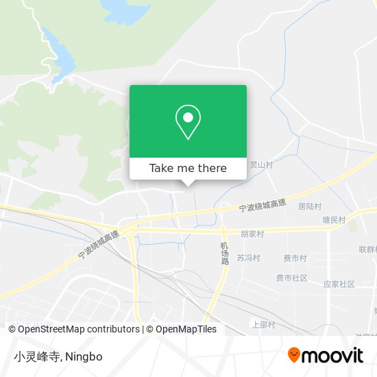小灵峰寺 map