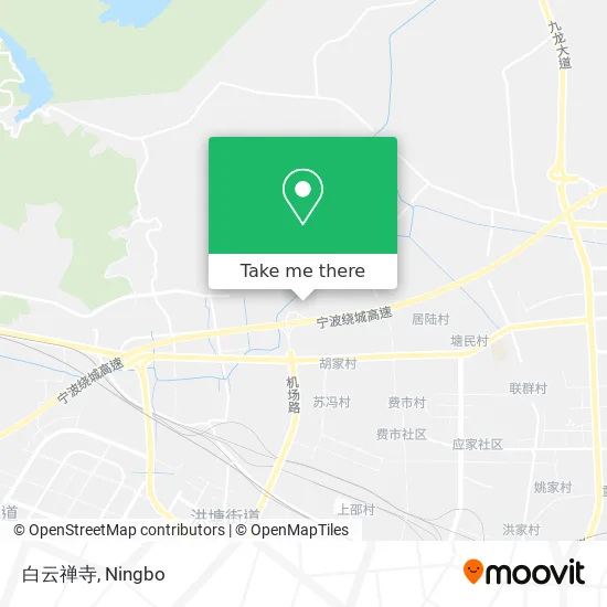白云禅寺 map