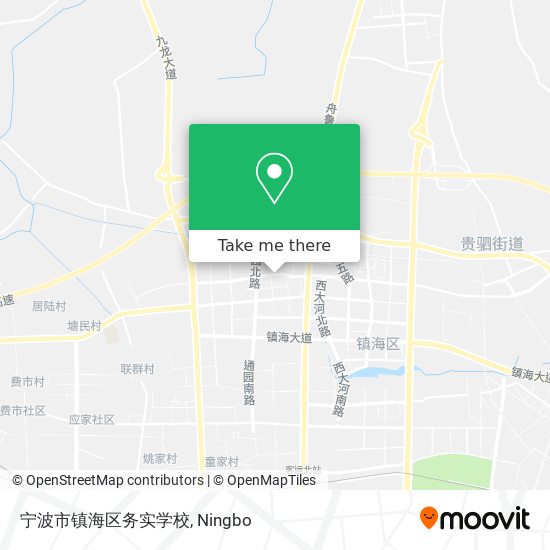 宁波市镇海区务实学校 map