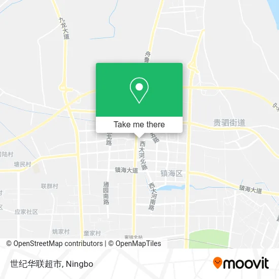世纪华联超市 map