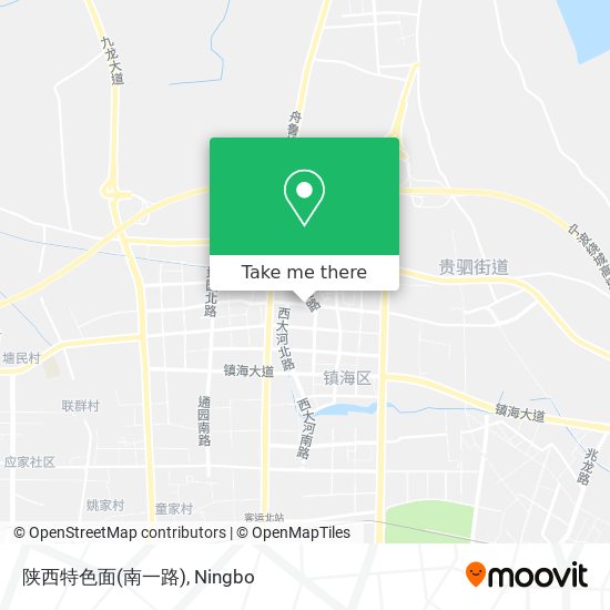 陕西特色面(南一路) map
