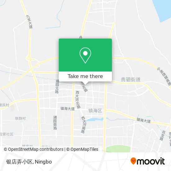 银店弄小区 map