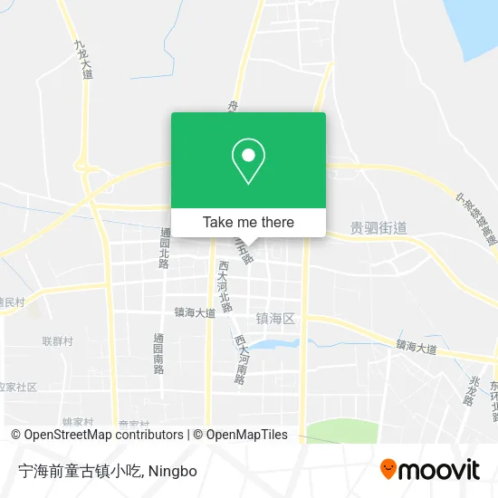 宁海前童古镇小吃 map