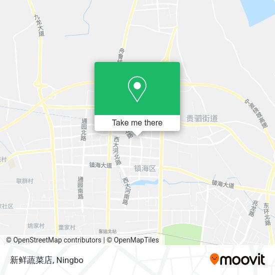 新鲜蔬菜店 map
