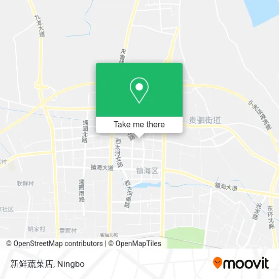 新鲜蔬菜店 map