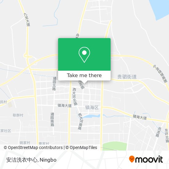 安洁洗衣中心 map