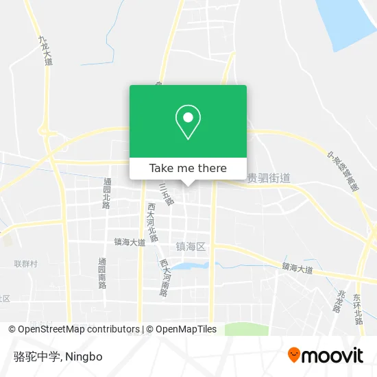 骆驼中学 map
