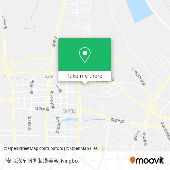 安驰汽车服务装潢美容 map
