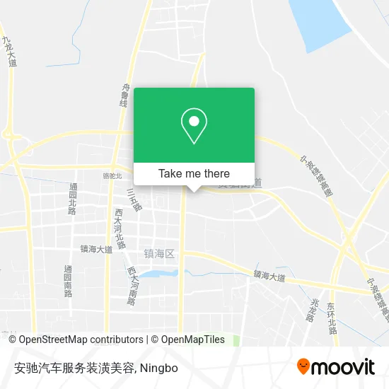 安驰汽车服务装潢美容 map