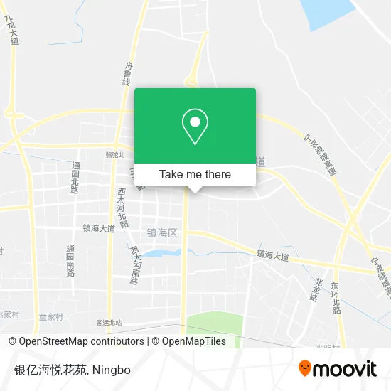 银亿海悦花苑 map