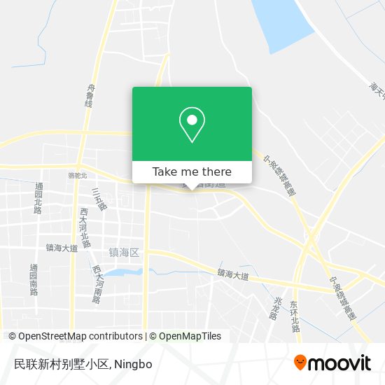 民联新村别墅小区 map