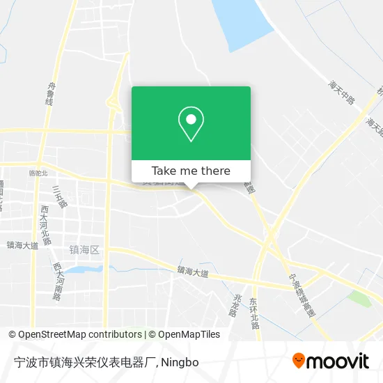 宁波市镇海兴荣仪表电器厂 map