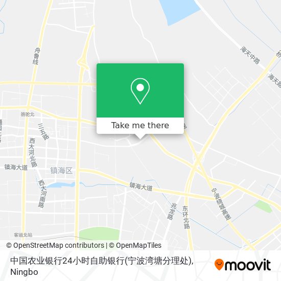中国农业银行24小时自助银行(宁波湾塘分理处) map