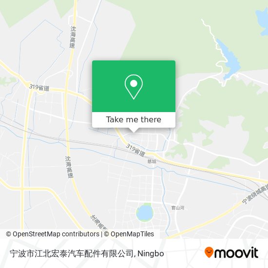 宁波市江北宏泰汽车配件有限公司 map