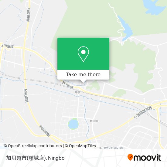 加贝超市(慈城店) map