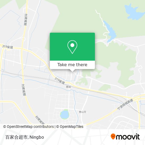 百家合超市 map
