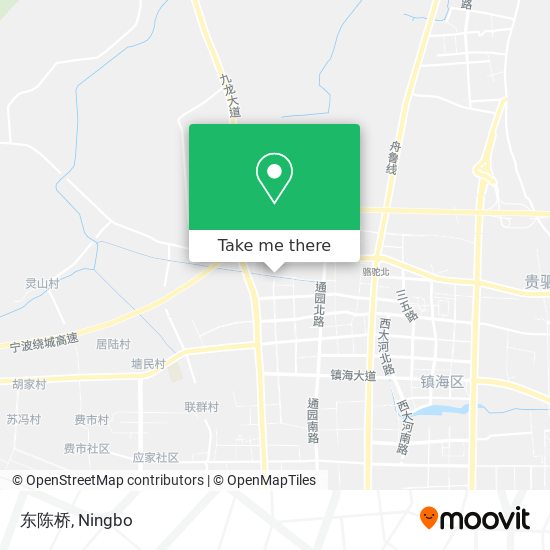 东陈桥 map