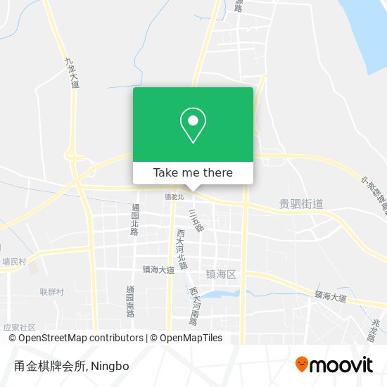 甬金棋牌会所 map
