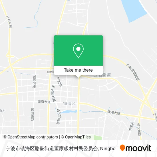 宁波市镇海区骆驼街道董家畈村村民委员会 map