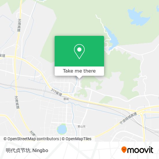 明代贞节坊 map