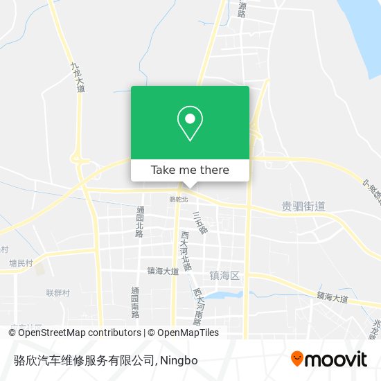 骆欣汽车维修服务有限公司 map