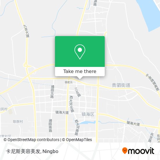 卡尼斯美容美发 map