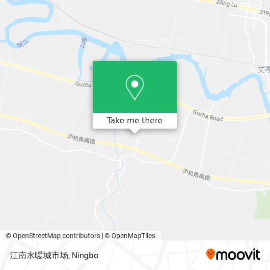 江南水暖城市场 map