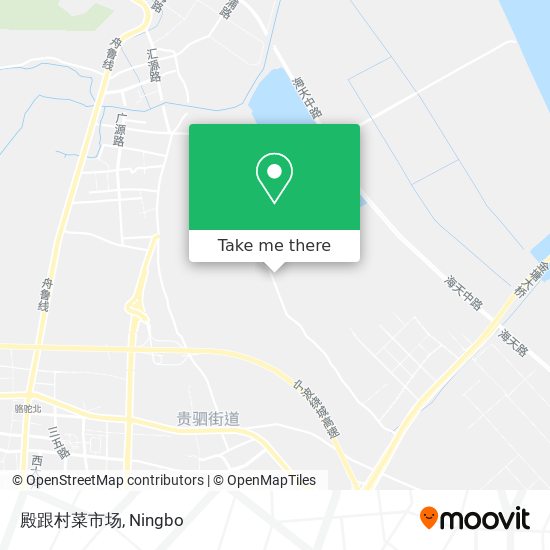 殿跟村菜市场 map