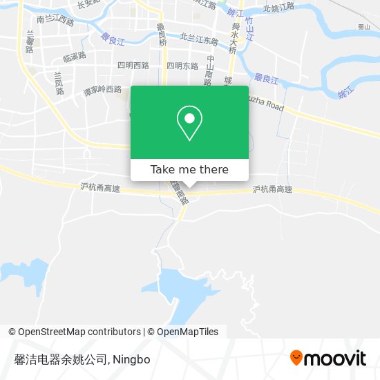 馨洁电器余姚公司 map