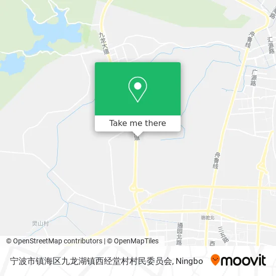 宁波市镇海区九龙湖镇西经堂村村民委员会 map