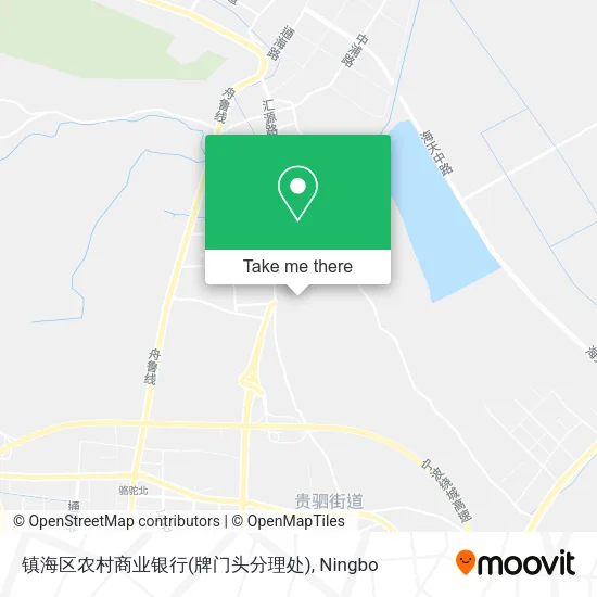 镇海区农村商业银行(牌门头分理处) map