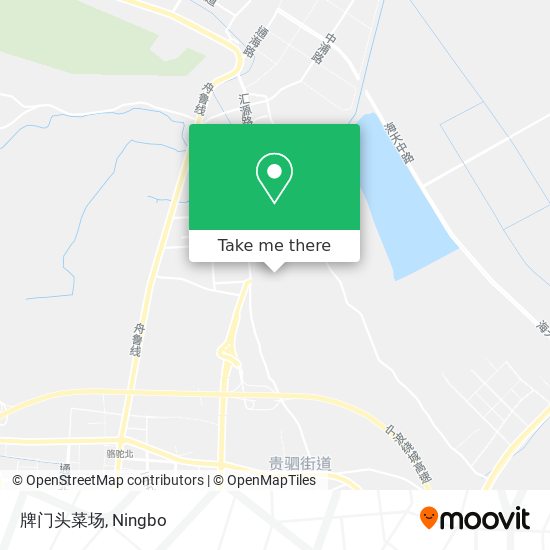 牌门头菜场 map