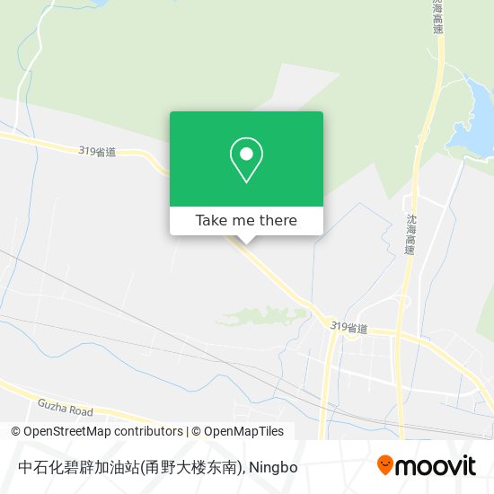 中石化碧辟加油站(甬野大楼东南) map