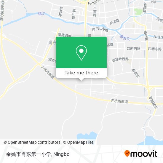 余姚市肖东第一小学 map