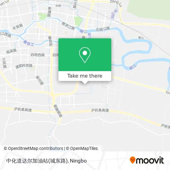 中化道达尔加油站(城东路) map