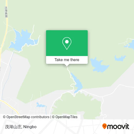 茂湖山庄 map