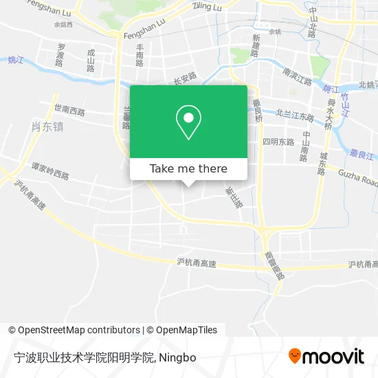 宁波职业技术学院阳明学院 map