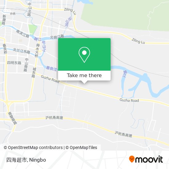 四海超市 map