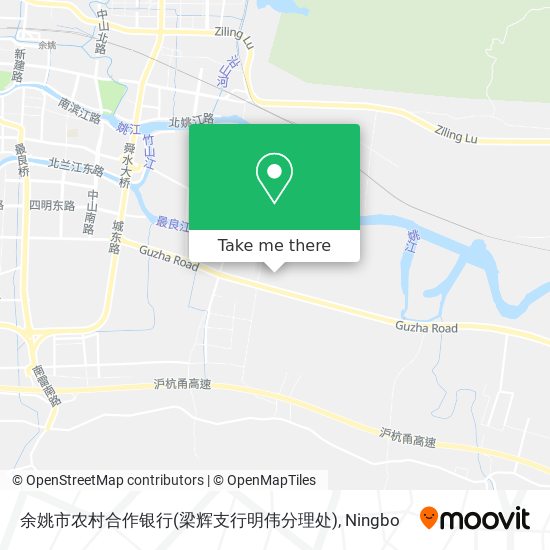 余姚市农村合作银行(梁辉支行明伟分理处) map