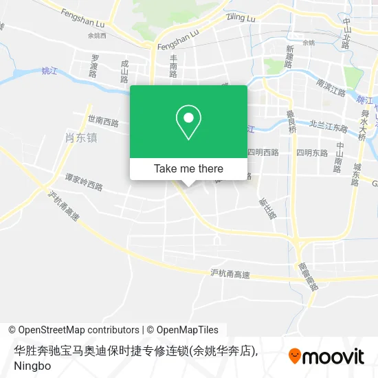 华胜奔驰宝马奥迪保时捷专修连锁(余姚华奔店) map