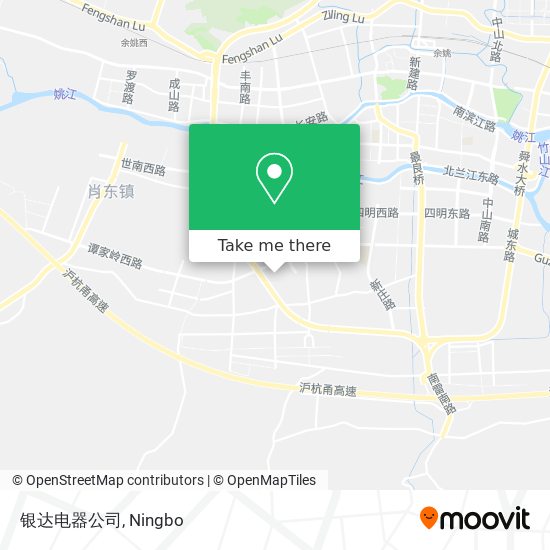 银达电器公司 map