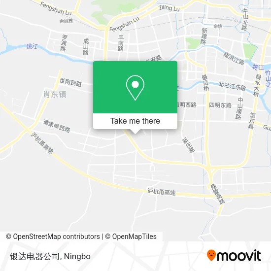 银达电器公司 map