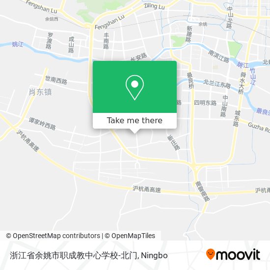 浙江省余姚市职成教中心学校-北门 map