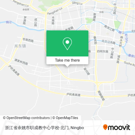 浙江省余姚市职成教中心学校-北门 map